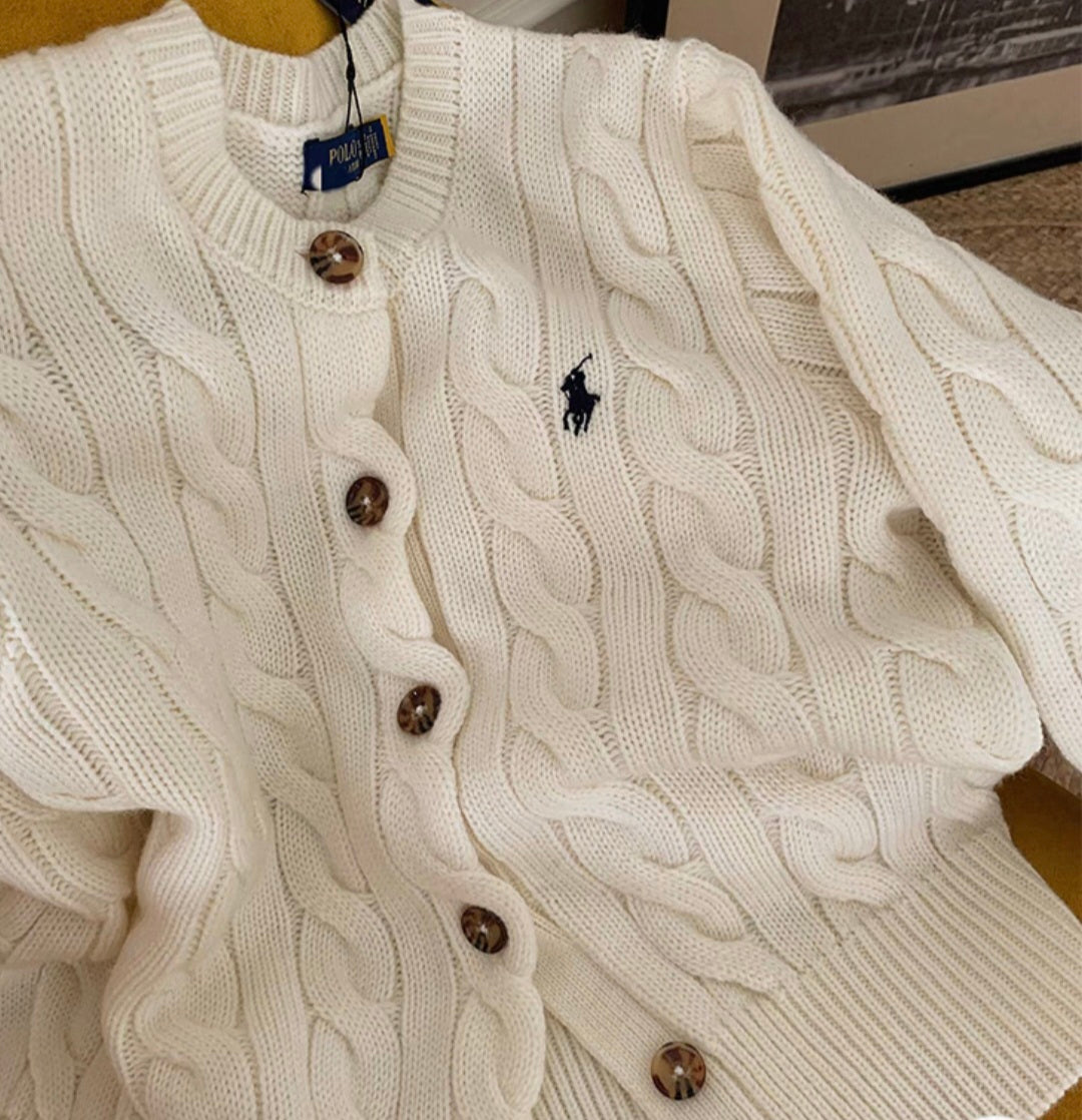 Ralph Lauren Pullover mit Zopfmuster