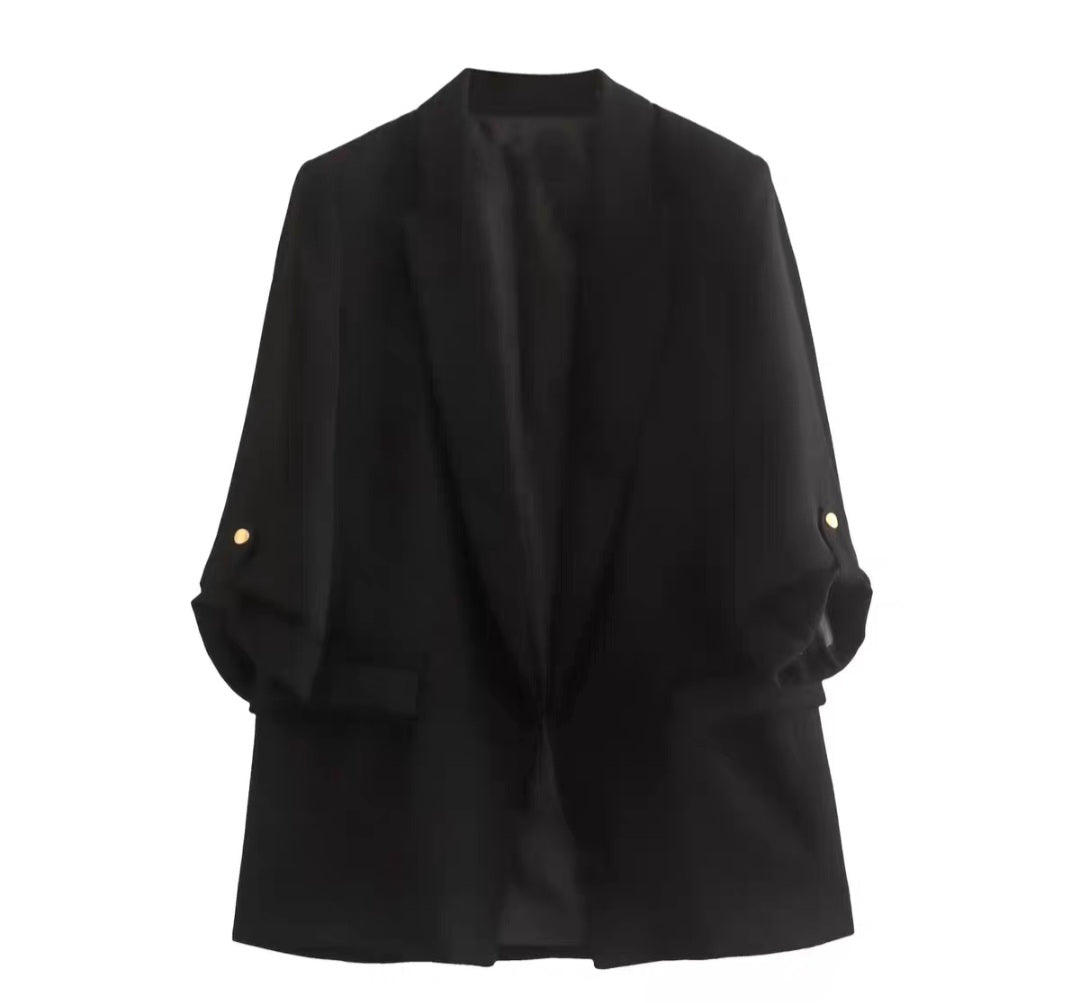 Französsicher Blazer mit Ärmeln