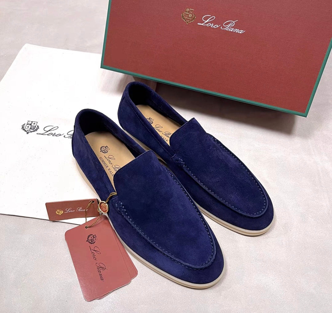 Loro Piana Summer Walk Loafer aus echt Leder