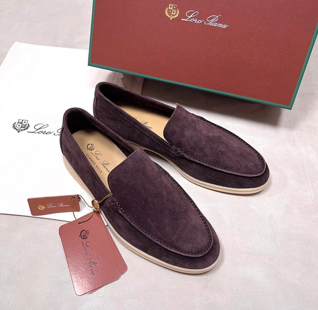 Loro Piana Summer Walk Loafer aus echt Leder