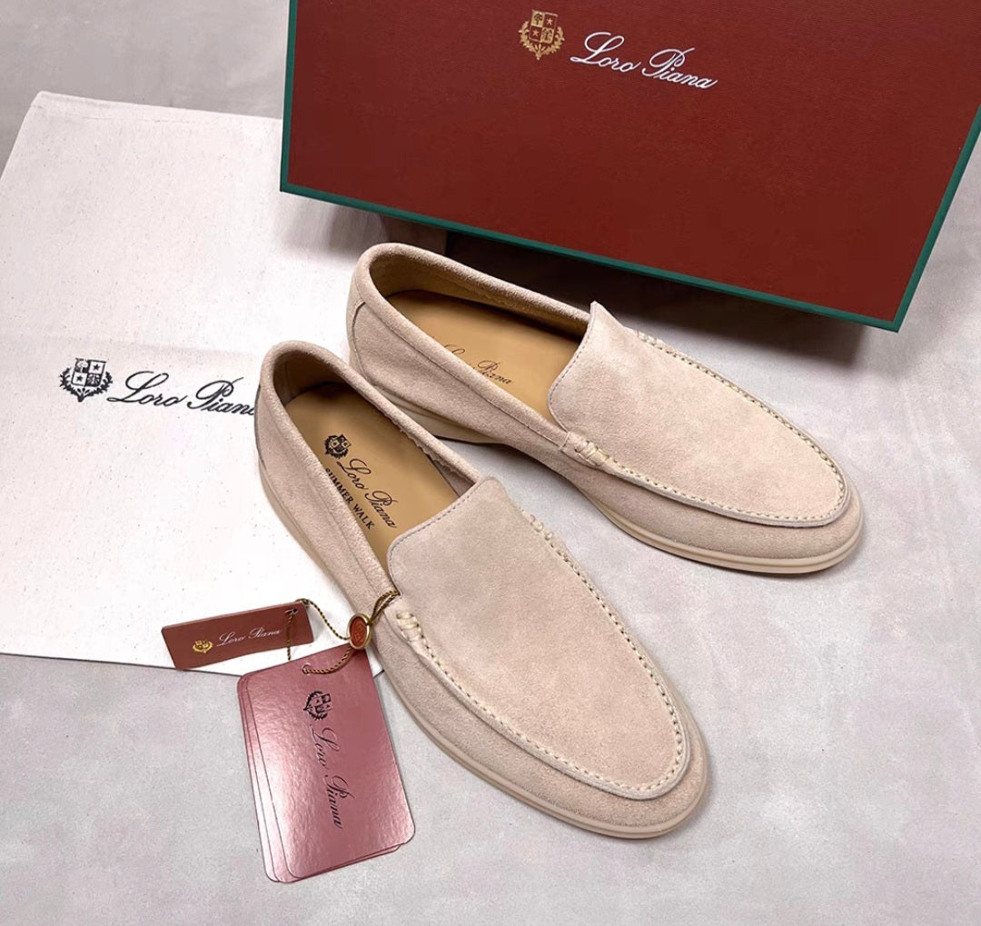 Loro Piana Summer Walk Loafer aus echt Leder