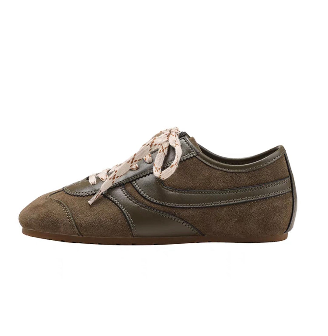 Retro Vintage Sneaker aus Leder