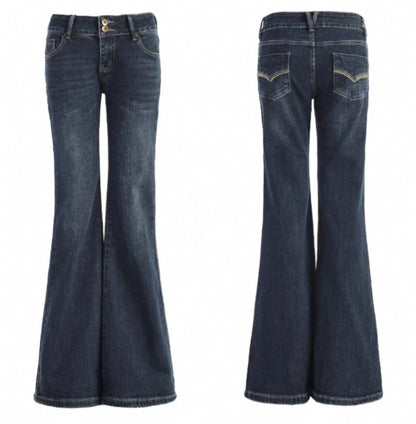 Niedrig taillierte Vintage Jeans