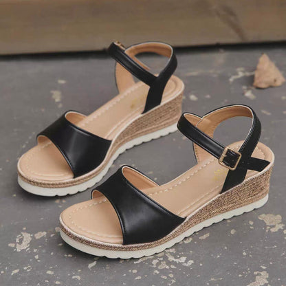 Plateau-Sandalen