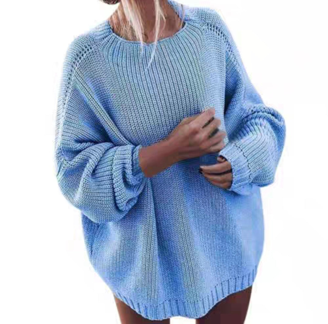 Casual Lose Strickpullover