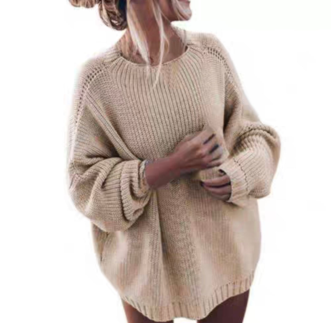 Casual Lose Strickpullover