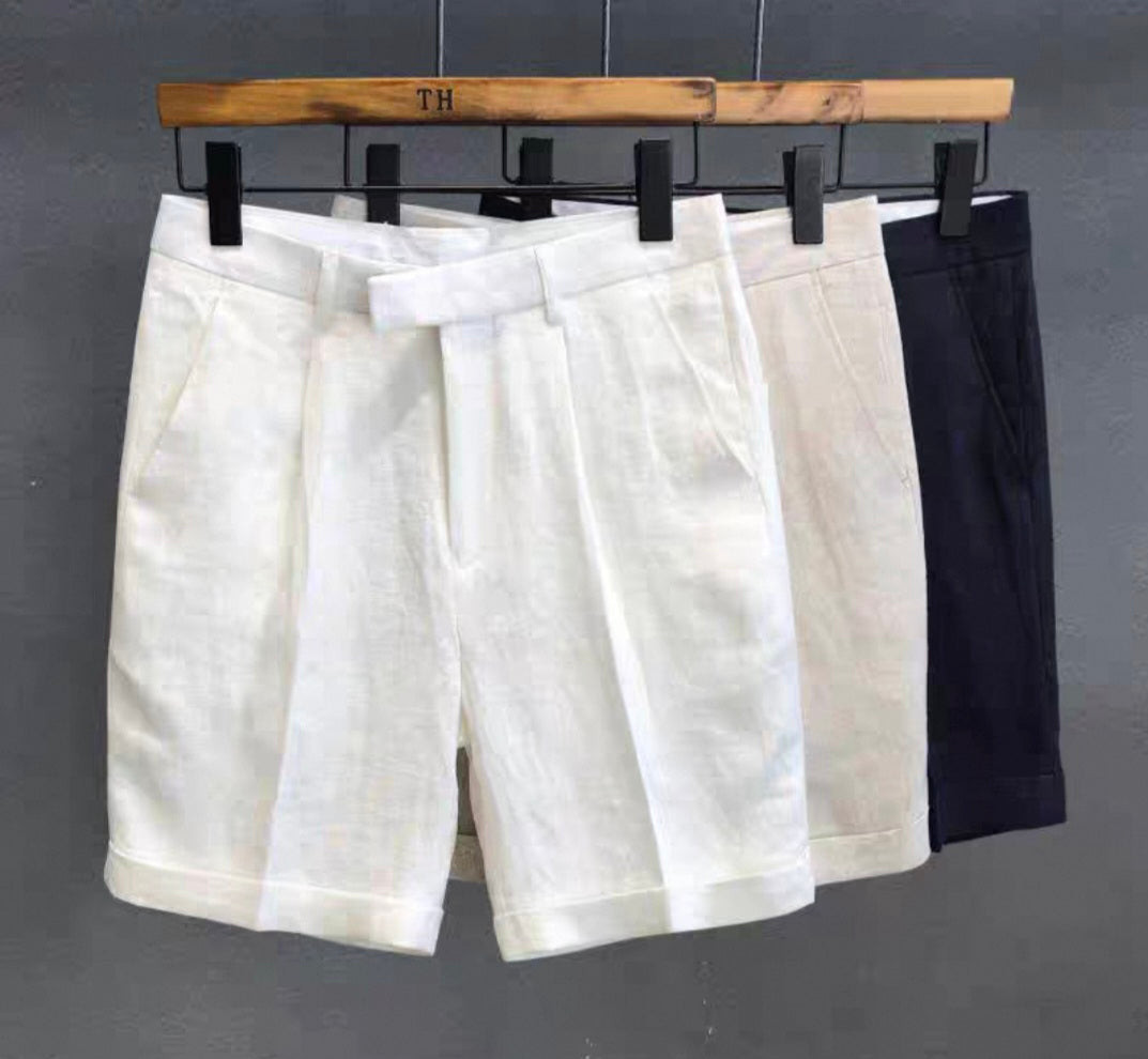 Lässige Leinen Shorts